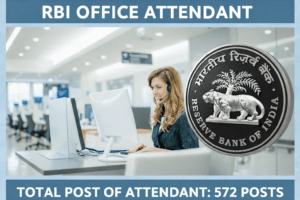 RBI office attendant recruitment announcement